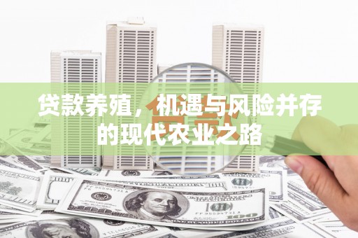 南平贷款养殖，机遇与风险并存的现代农业之路