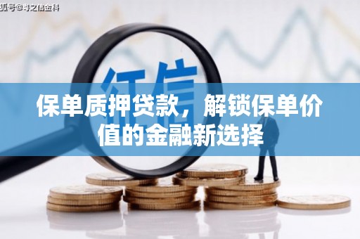 南平保单质押贷款，解锁保单价值的金融新选择