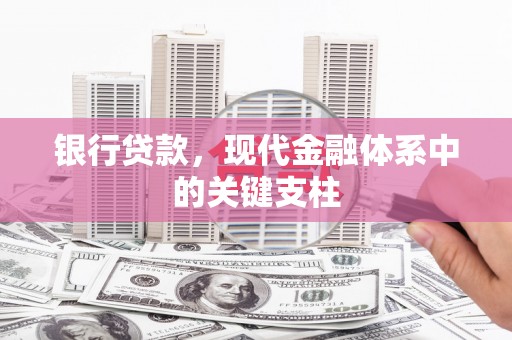 南平银行贷款，现代金融体系中的关键支柱