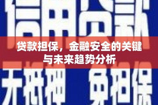 南平贷款担保，金融安全的关键与未来趋势分析