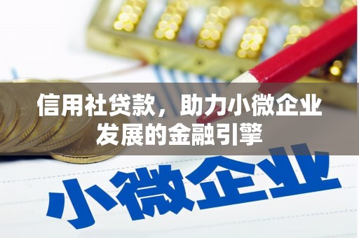 南平信用社贷款，助力小微企业发展的金融引擎