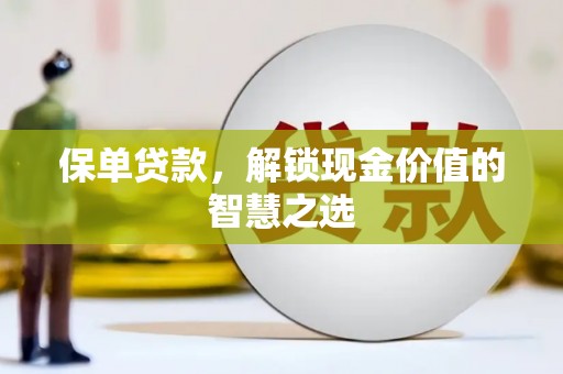 南平保单贷款，解锁现金价值的智慧之选