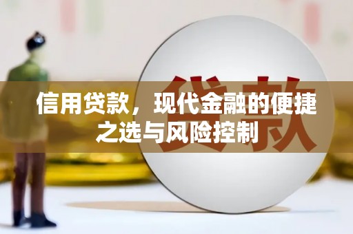 南平信用贷款，现代金融的便捷之选与风险控制
