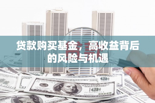 南平贷款购买基金，高收益背后的风险与机遇