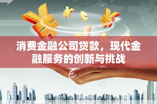南平消费金融公司贷款，现代金融服务的创新与挑战