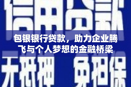 南平包银银行贷款，助力企业腾飞与个人梦想的金融桥梁