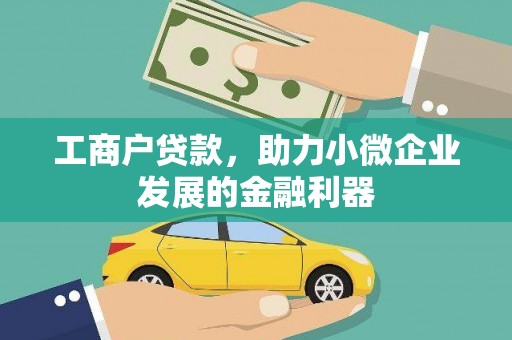 南平工商户贷款，助力小微企业发展的金融利器