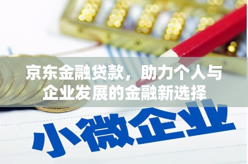 南平京东金融贷款，助力个人与企业发展的金融新选择