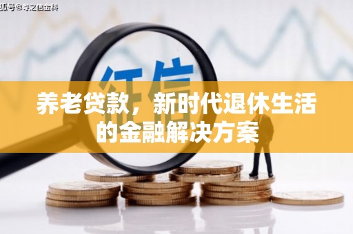 南平养老贷款，新时代退休生活的金融解决方案