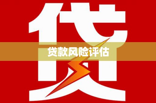 南平贷款风险评估