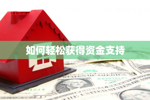 南平如何轻松获得资金支持